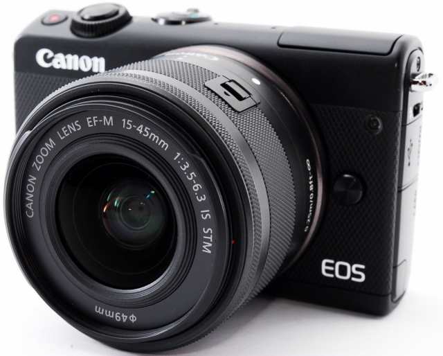 ミラーレス Wi-Fi搭載 CANON キヤノン EOS M100 ブラック レンズキット ...