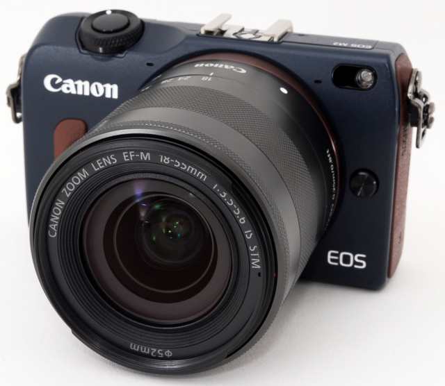 最新 キヤノン ミラーレス CANON EOS M2 レンズキット ベイブルー Wi