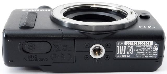 CANON キヤノン 鏡鑑受け答え 中古 Wi-Fi積み上げる EOS M2 上半身 黒いこと