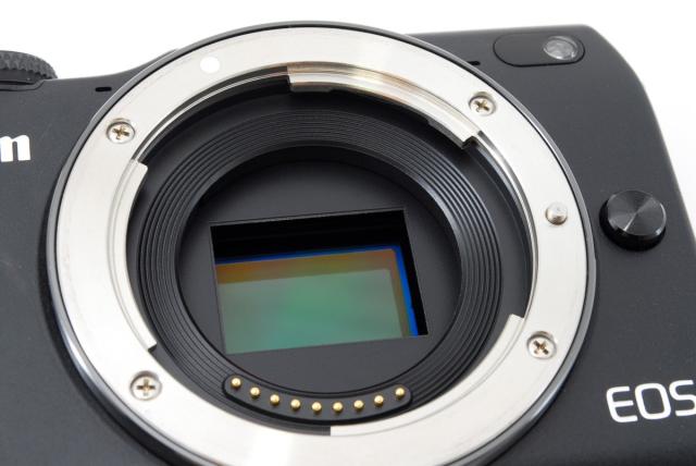 CANON キヤノン 鏡鑑受け答え 中古 Wi-Fi積み上げる EOS M2 上半身 黒いこと