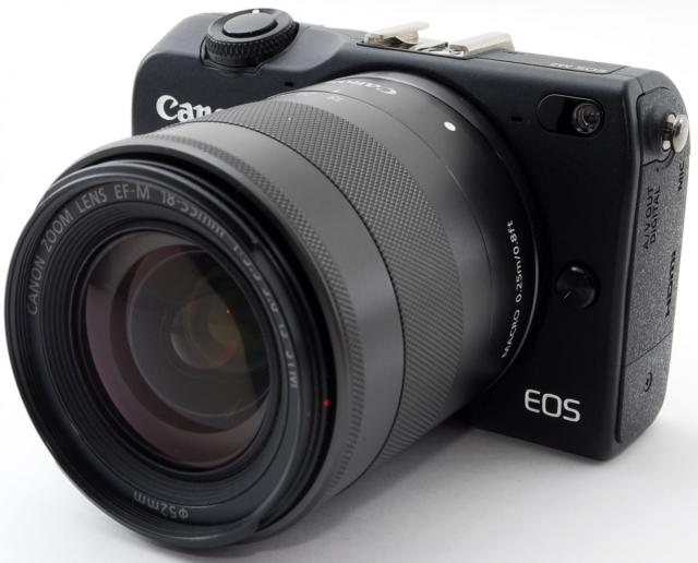 キヤノン Canon EOS M2 ブラックボディ EF-M 22mm F2 ブラック 単焦点 パンケーキ レンズセット ミラーレス一眼 カメラ 中古 中古 良品 キヤノン EOS Kiss M2 ボディ ブラック 良品] Canon