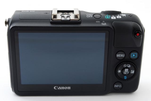 キヤノン ミラーレス CANON EOS M2 レンズキット ブラック 中古 Wi-Fi
