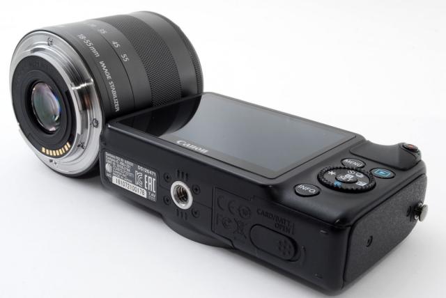 キヤノン ミラーレス CANON EOS M2 レンズキット ブラック 中古 Wi-Fi