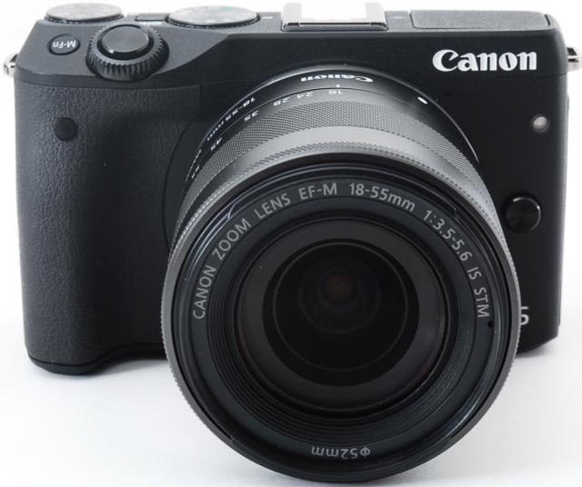 キヤノン ミラーレス CANON EOS M3 レンズキット ブラック 中古 Wi-Fi  