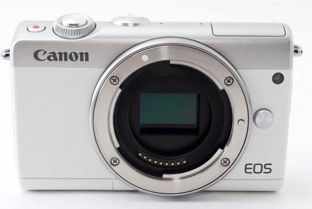 キヤノン CANON EOS M100 ダブルズームキット ホワイト 中古 Wi