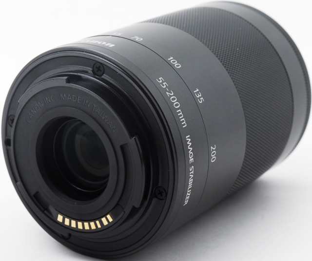 キヤノン 交換レンズ CANON EF-M 55-200mm F4.5-6.3 IS STM ブラック ...