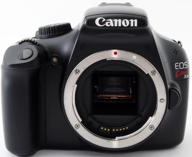 キヤノン デジタル一眼 CANON EOS Kiss X50 レンズキット 中古 新品SD