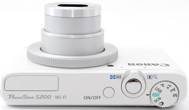 Canon PowerShot S200 ホワイト Wi-Fi機能搭載 Canon PowerShot S200, white - Compact cameras - Nordic Digital