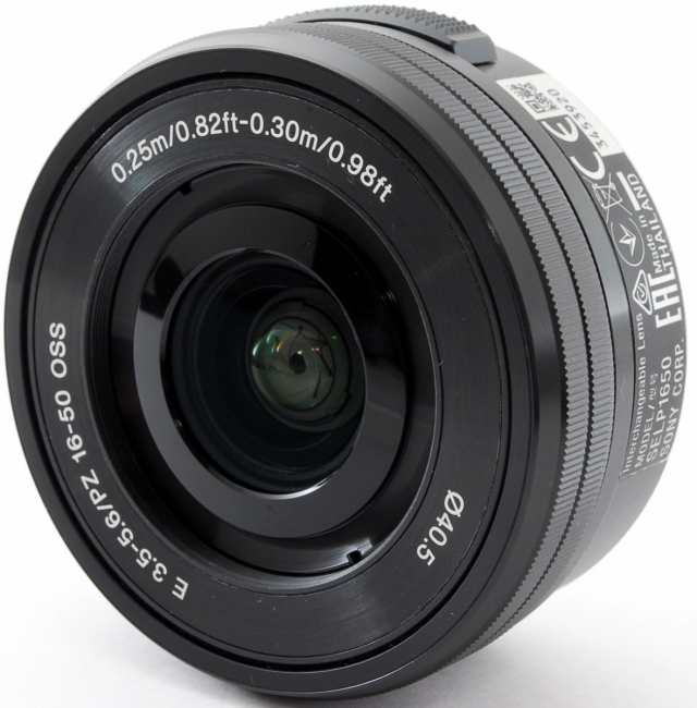 ミラーレス SONY ソニー 交換レンズ E PZ 16-50mm F3.5-5.6 OSS SELP1650 ブラック 中古