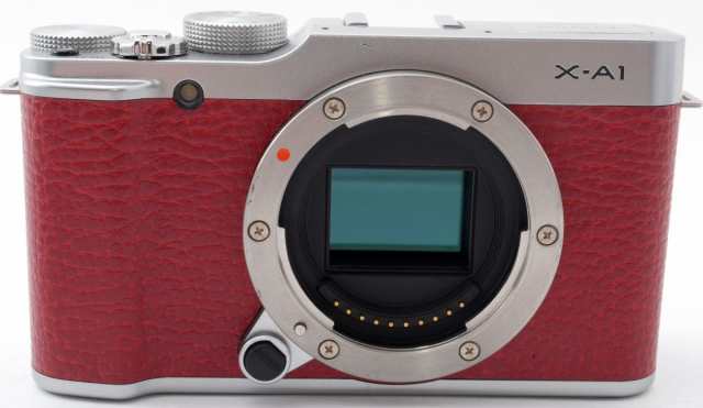 フジフィルム ミラーレス FUJIFILM X-A1 レンズキット レッド 中古 Wi