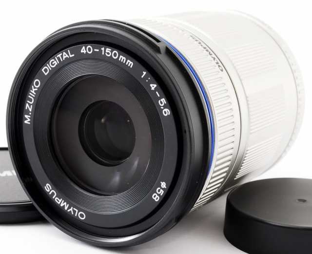 オリンパス 望遠レンズ OLYMPUS M.ZUIKO DIGITAL ED 40-150mm シルバー 中古 保証