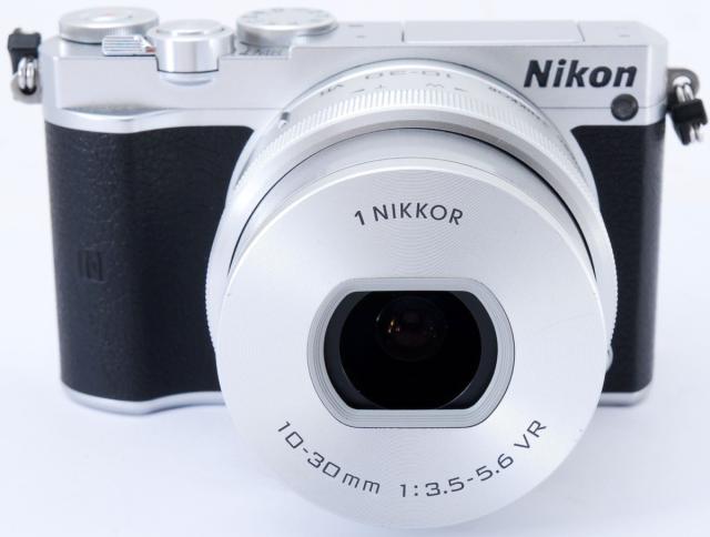ニコン ミラーレス Nikon 1 J5 レンズキット シルバー 中古 Wi-Fi搭載