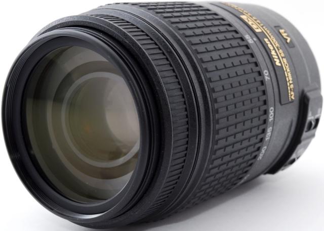ニコン 交換レンズ NIKON AF-S DX 55-300 VR 中古 保証 レンズフード付きの通販は