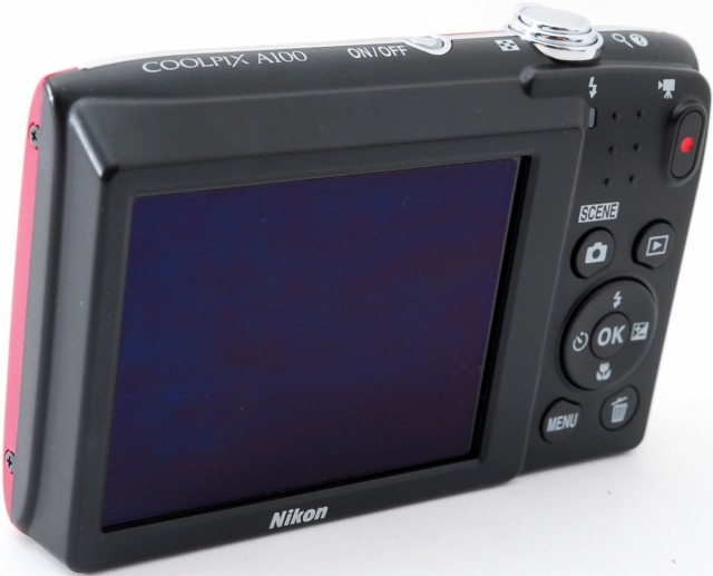 ニコン コンデジ Nikon COOLPIX A100 レッド 中古 新品SDカード付き 届いてすぐに使える