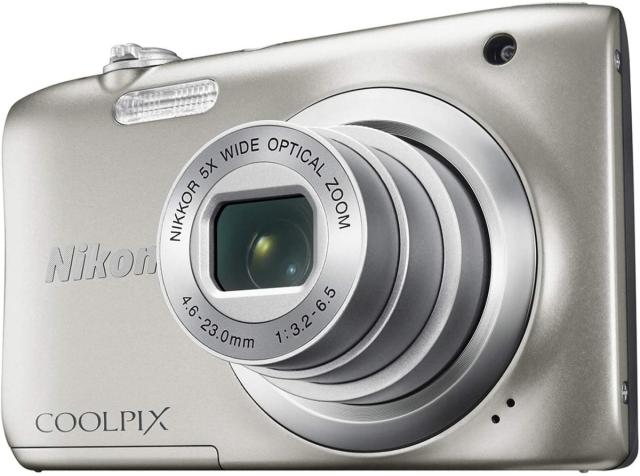 ニコン コンデジ Nikon COOLPIX A100 シルバー 中古 新品SDカード 付き 届いてすぐに使える コンパ クト デジカメ 高画質 動画撮影