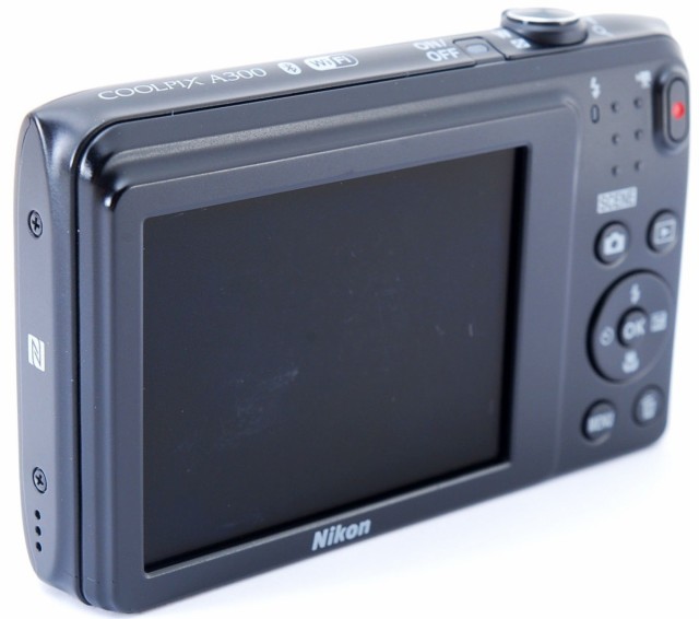 ニコン コンデジ Nikon COOLPIX A300 ブラック Wi-Fi搭載 中古 SDカード付き