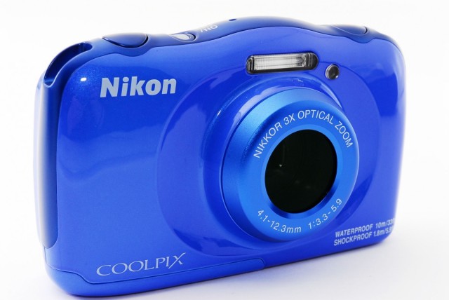 デジタルカメラ 防水 Nikon ニコン COOLPIX W100 ブルー Wi-Fi搭載