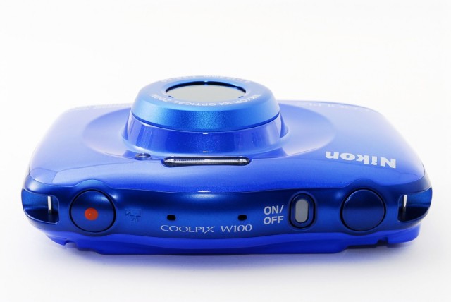 デジタルカメラ 防水 Nikon ニコン COOLPIX W100 ブルー Wi-Fi搭載