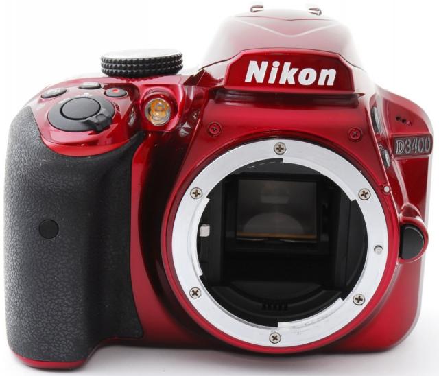 ニコン デジタル一眼 Nikon D3400 水晶体一揃いの道具 赤いこと 中古 Bluetooth積み上げる 新品SD歌留多付き添い人 届いてすぐに使える スマホに送れる 映像映画化 長期間言いはなつ