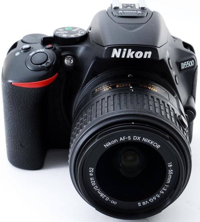 美品】ニコン Nikon D5500 レンズキット 》SDカード付 ☆美品 SDカード