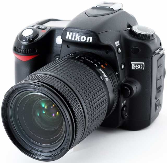 ニコン デジタル一眼 Nikon D80 レンズキット 中古 新品SDカード付き 届いてすぐに使える 別売りリモコン付き