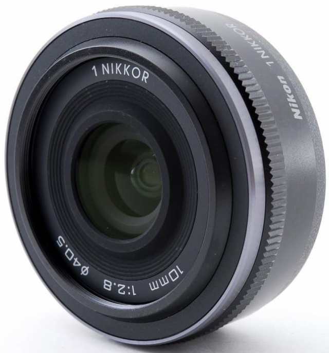 ニコン 単焦点レンズ Nikon 1 NIKKOR 10mm f/2.8 ブラック 中古 保証 ニコンCXフォーマット専用