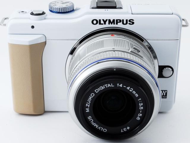 オリンパス ミラーレス OLYMPUS E-PL1s レンズキット ホワイト 中古 新品SDカード付き 届いてすぐに使える 付属品充実 手振れ補正 動画撮影