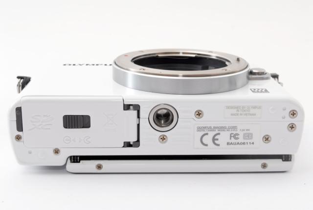 オリンパス ミラーレス OLYMPUS PEN Lite E-PL3 ダブルズームキット ホワイト 中古 新品SDカード付き 届いてすぐに使える 手振れ補正 動画撮影_5