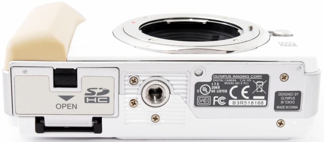 オリンパス ミラーレス OLYMPUS ペン E-PL1 レンズキット ホワイト 中古 SDカード付き 届いてすぐに使える