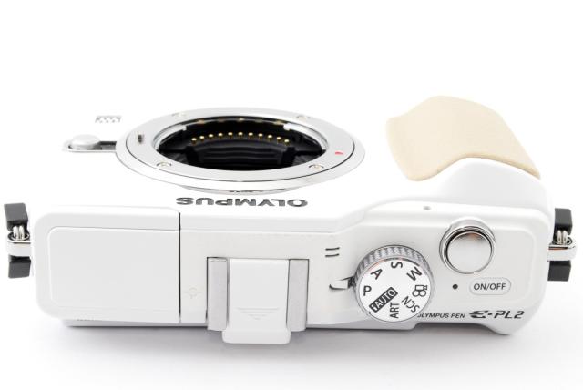 OLYMPUS オリンパス ミラーレス 中古 PEN Lite E-PL2 ホワイト ボディ