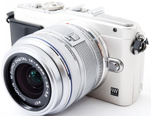 オリンパス ミラーレス OLYMPUS PEN Lite E-PL5 レンズキット シルバー