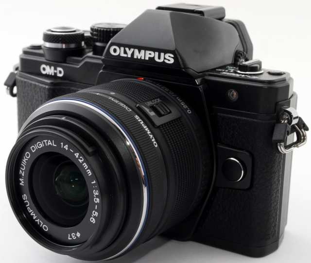 新作 OLYMPUS E-M10 レンズセット ブラック ミラーレスカメラ 9tUke