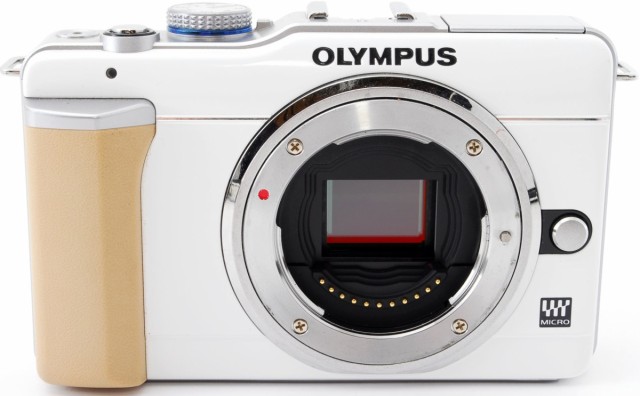 オリンパス OLYMPUS ミラーレス PEN E-PL1 ボディ ホワイト スマホに