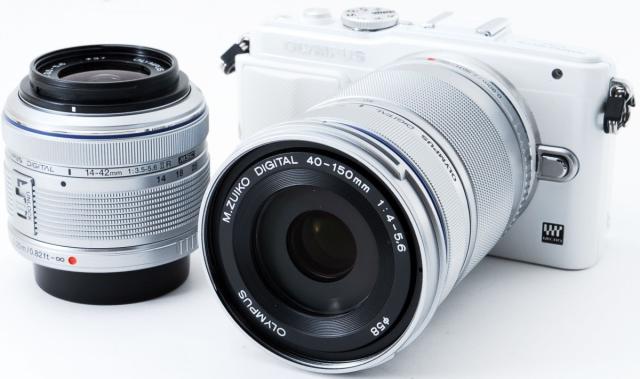 オリンパス ミラーレス OLYMPUS PEN Lite E-PL6 ダブルズーム ホワイト 