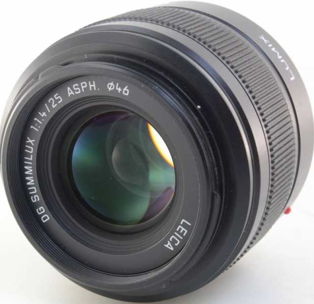 パナソニック Panasonic 交換レンズ 中古 保証 LEICA DG SUMMILUX 25mm/F1.4 ASPH. H-X025 - その他 交換レンズ