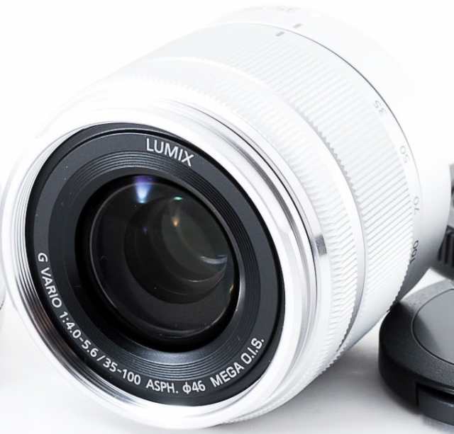 パナソニック 望遠レンズ Panasonic LUMIX G VARIO 35-100mm F4.0-5.6 中古 保証 レンズフード付き