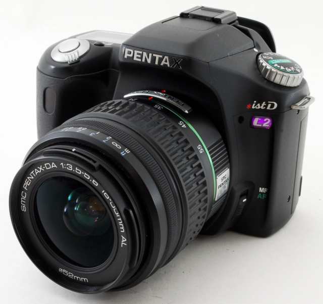 72%OFF!】 PENTAX IST DS レンズキット BLACK デジタルカメラ