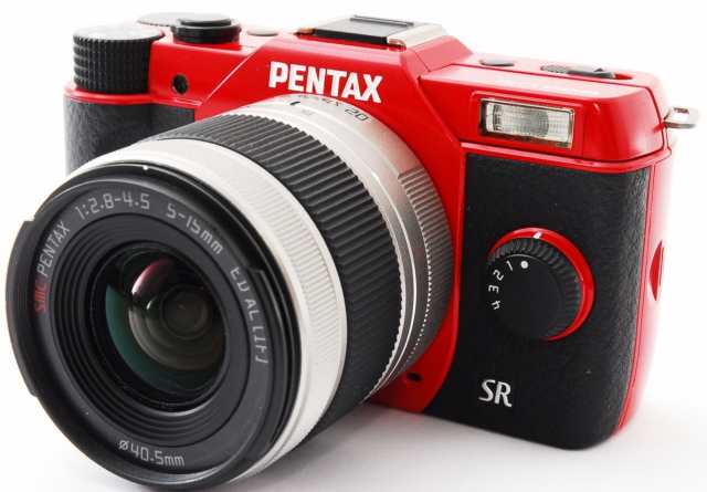 ペンタックス ミラーレス PENTAX ペンタックス Q10 レンズキット レッド 中古 新品SDカード付き 届いてすぐに使える