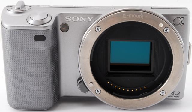 ソニー SONY デジタル一眼α NEX-5 ズームレンズキット シルバー NEX-5K 