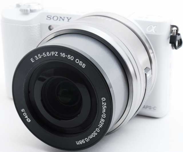 ソニー ミラーレス SONY α5100 レンズキット ホワイト Wi-Fi搭載 SD