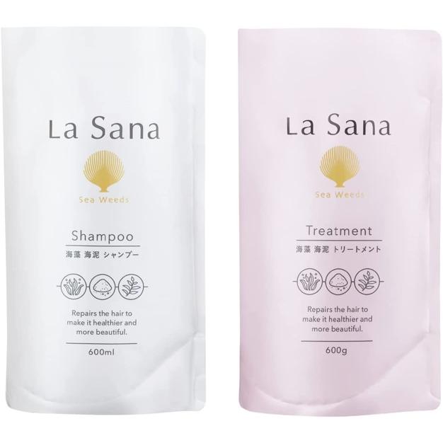 ラサーナ 海藻 海泥 シャンプー / トリートメント 本体／＆詰め替え用セット 海藻 海泥 シャンプー&トリートメント 詰替用セット｜ラサーナ公式通販