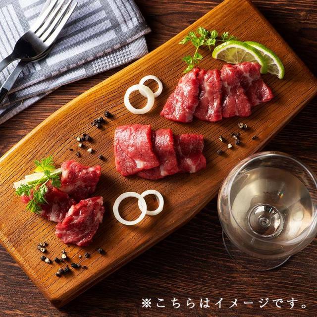 ふじ馬刺し詰合せ 松 大トロ100g 中トロ100g 上赤身100g×2 計400g たれ・生姜付 馬肉 楽ギフ_のし 楽ギフ_包装 内祝 お祝い  贈答品 お取り寄せ お礼 お歳暮 お中元 7〜8人前 牧場直送 賞味期限冷凍30日 フジチク 正規代理店_2