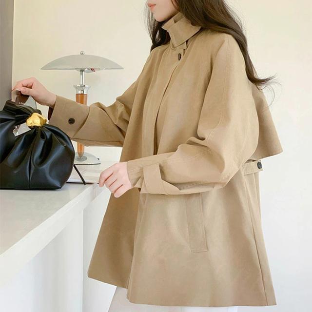 ＜1点9,550円！クーポン利用で＞ トレンチコート アウター トップス レディース 春秋冬 新作 送料無料 スプリングコート ロングコート 冬コート ミリタリー系 アウター モッズコート ゆったり 軽い 韓国 ファッション 入学式 入園式_10