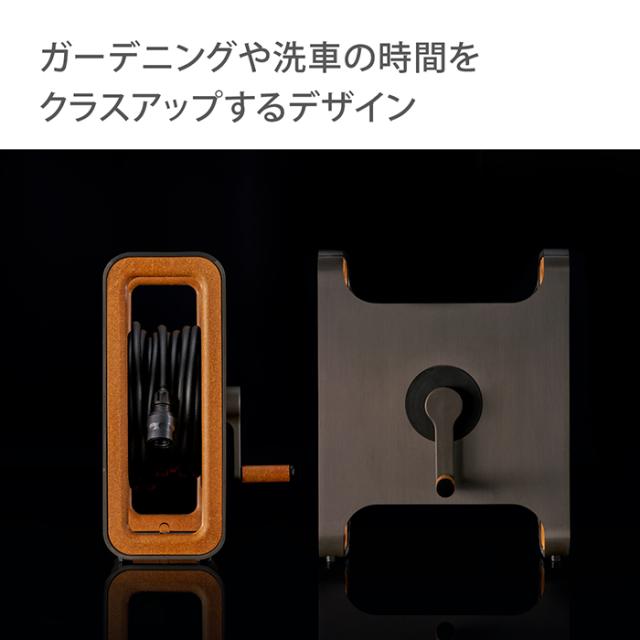 ロイヤルガーデナーズクラブホース ホースリール 金属ガーデンリール