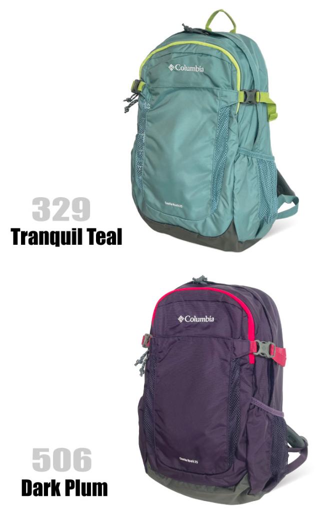 【セール10%OFF】 Columbia コロンビア リュックサック 25L アウトドア 登山 ハイキング トレッキング キャンプ フェス 旅行 通勤 通学 レインカバー付き メンズ レディース 撥水 防汚 キャッスルロックバックパックII PU8662
