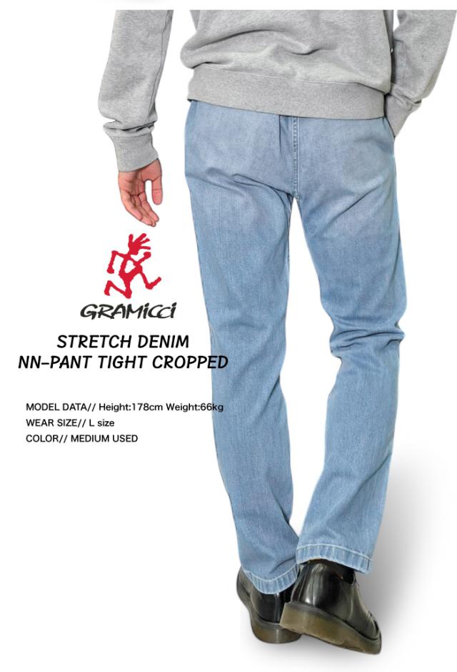 Gramicci グラミチ ストレッチデニム エヌエヌパンツ タイトクロップド メンズ レディース クライミング ジーンズ 細身 スリム 長ズボン ロング アクティブ アウトドア GMP5-SJP06 裾上げ不可_3