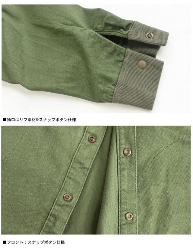 gym master ジムマスター 10ozストレッチデニムシャツカツラギシャツジャケット 丸襟 メンズ レディース デニムジャケット 長袖シャツ アウター カバーオール カジュアル アウトドア G221718_5