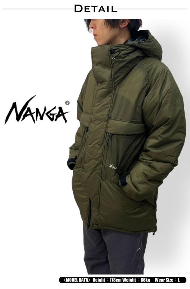 新品未使用 ナンガ マウンテンビレーコート グレー Mサイズ