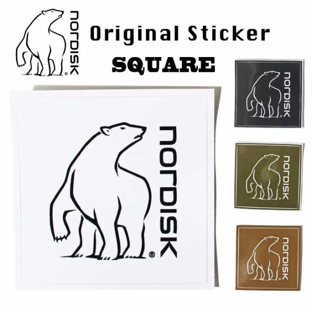 10点までゆうパケット可能】ノルディスク Nordisk SQUARE STICKER スクエアステッカー シール 四角 ギア チューン カスタマイズ  SQUARE-STICKERの通販はau PAY マーケット - BEARS au PAY マーケット店 | au PAY マーケット－通販サイト