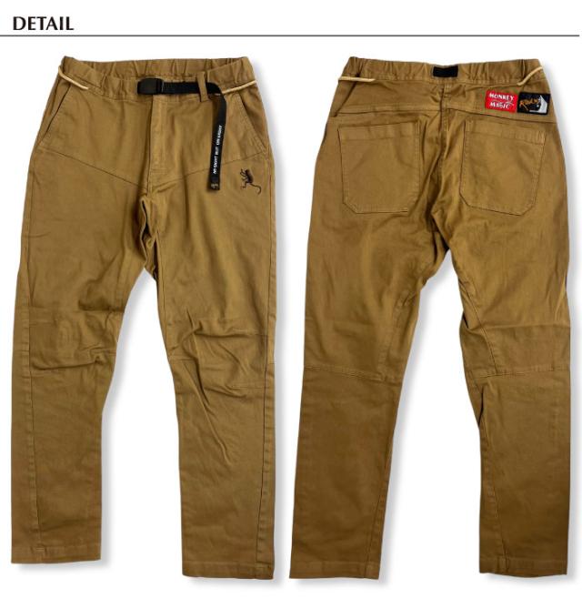 Rokx ロックス モンキーマジック M.M CLIMB PRO PANT クライミングパンツ コラボ イージーパンツ メンズ ロングパンツ レディース アウトドア キャンプ 登山 ボルダリング トレッキング クライマー RXMF241020M 裾上げ不可_5